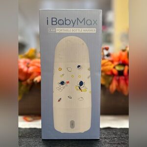 iBabyMax Portable Milk Warmer, SS Cordless Rechargeable w/carrier New in box